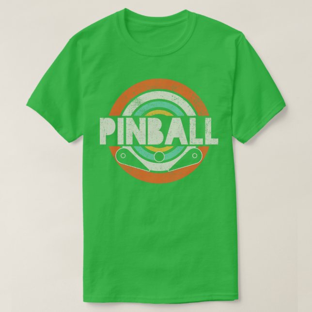 Pinball Vintage T Shirt (Design framsida)