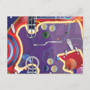 Pinball Vykort