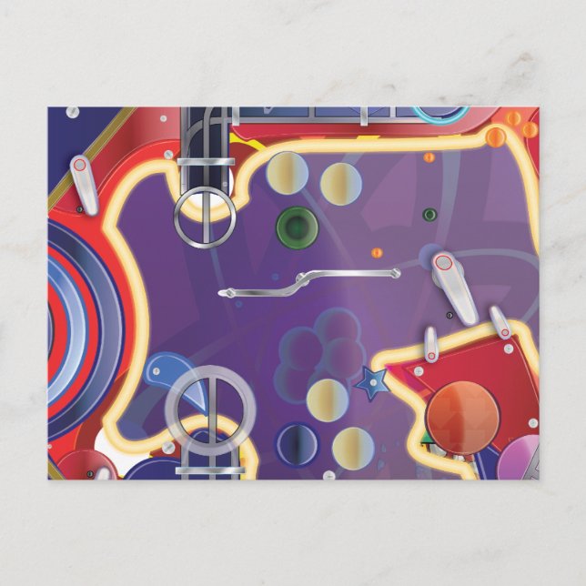 Pinball Vykort (Framsida)