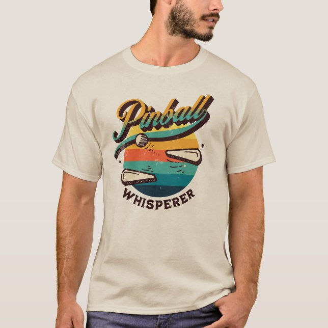 Pinball Whisperer T Shirt (Framsida)