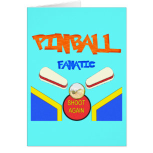 Pinballfanatiker Hälsningskort