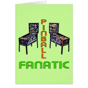 Pinballfanatiker Hälsningskort