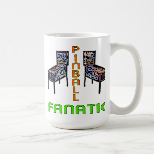 Pinballfanatiker Kaffemugg (Höger)