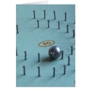 Pinballkort Hälsningskort