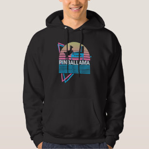 Pinballlama Flippermaskin Retro Pinballama Hoodie