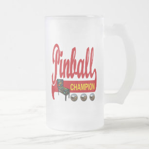 Pinballmästare Frostat Ölglas