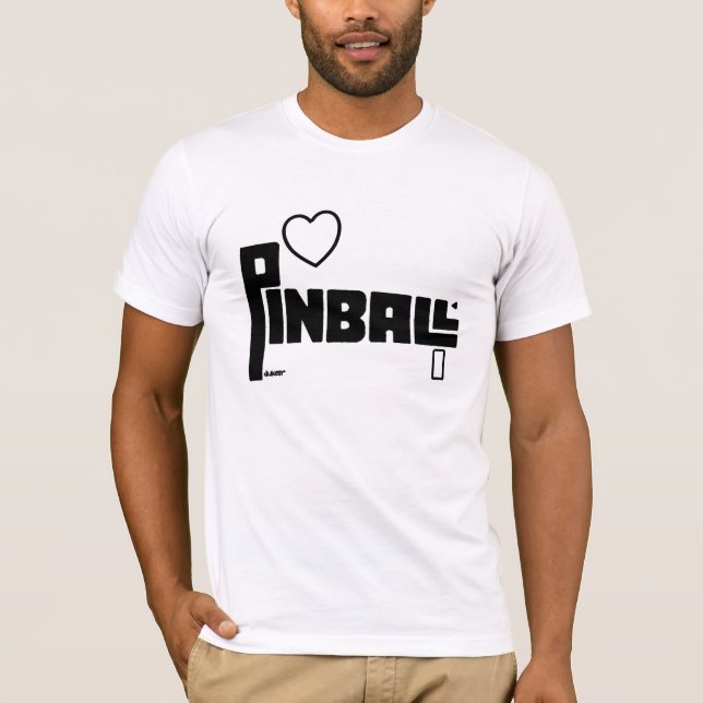 PINBALLSILHOUETTE TRÖJA (Framsida)