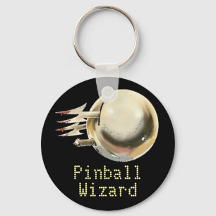 Pinballtrollkarl Nyckelring