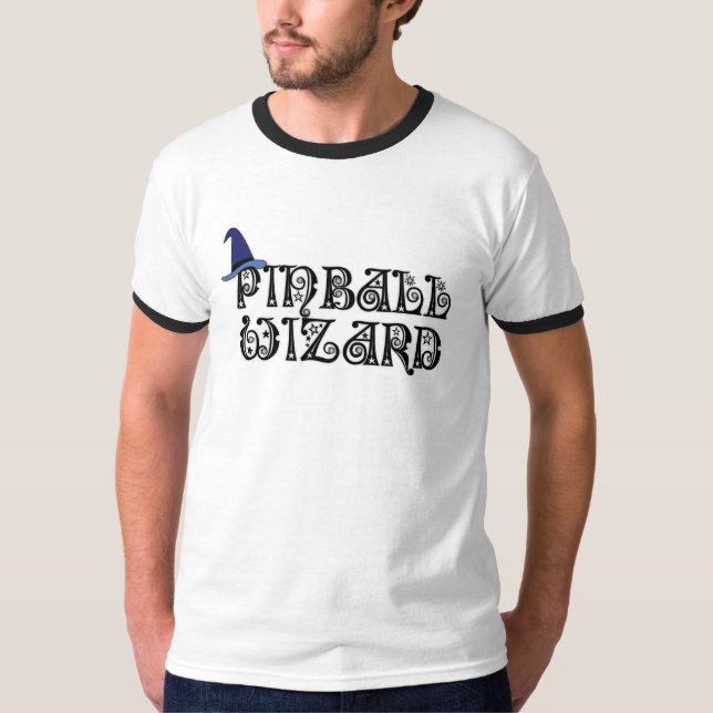 Pinballtrollkarl Tee Shirt (Framsida)