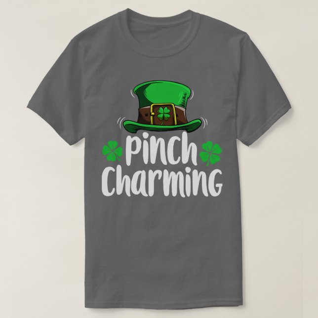 Pinch Charming St patricks day for Boys Girls Kids T Shirt (Design framsida)
