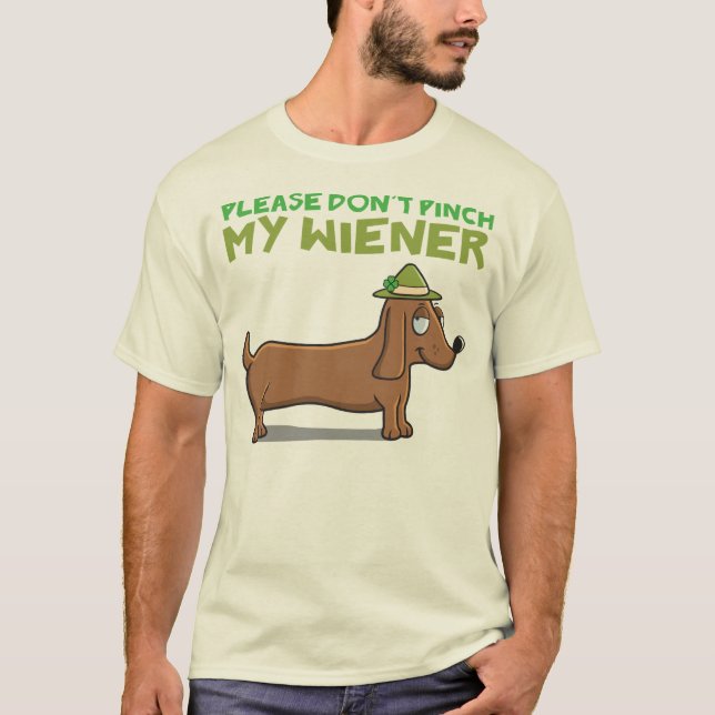 Pinch inte min Wiener T-Shirt (Framsida)