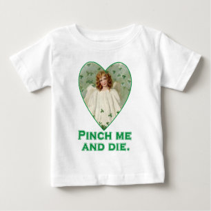 Pinch Me and Die Funny St. Patricks Day Design Tröja