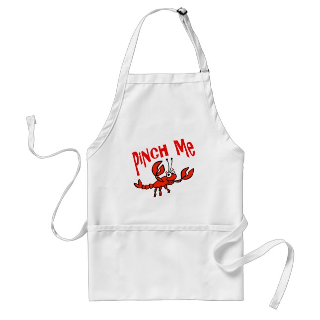 Pinch Me Kräftor Crayfish Tecknad Apron Förkläde (Framsidan)