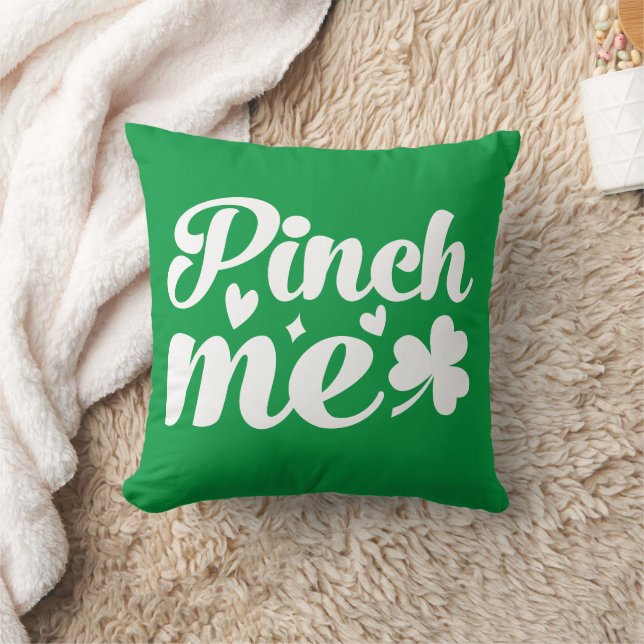 Pinch Me St. Patrick's Day Kudde (Filt)