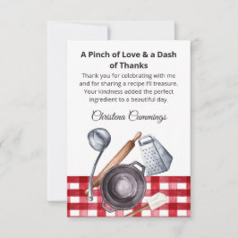 Pinch of Love Kitchen Bridal Shower Tack Kort