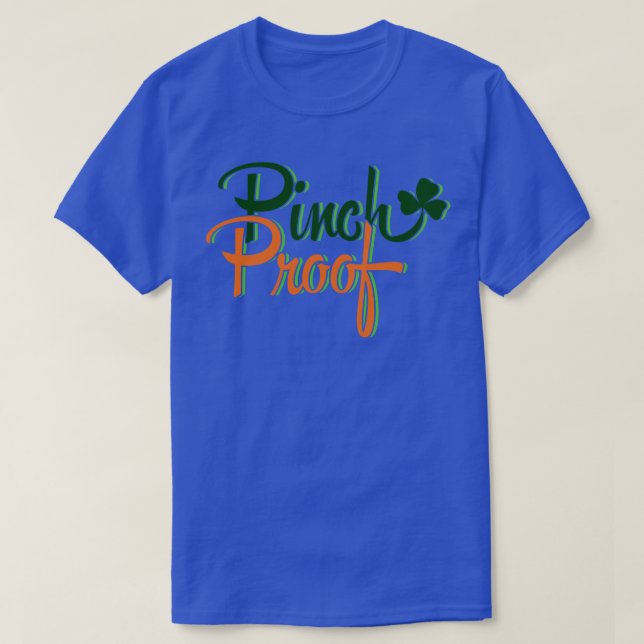 PINCH PROOF-grönt T Shirt (Design framsida)