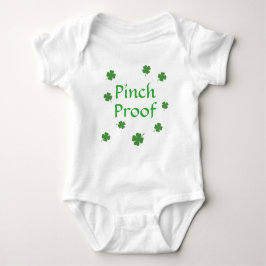 Pinch Proof Irish White Bodykostym T Shirt