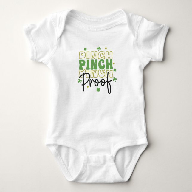 Pinch Proof St. Patricks Day T Shirt (Framsida)
