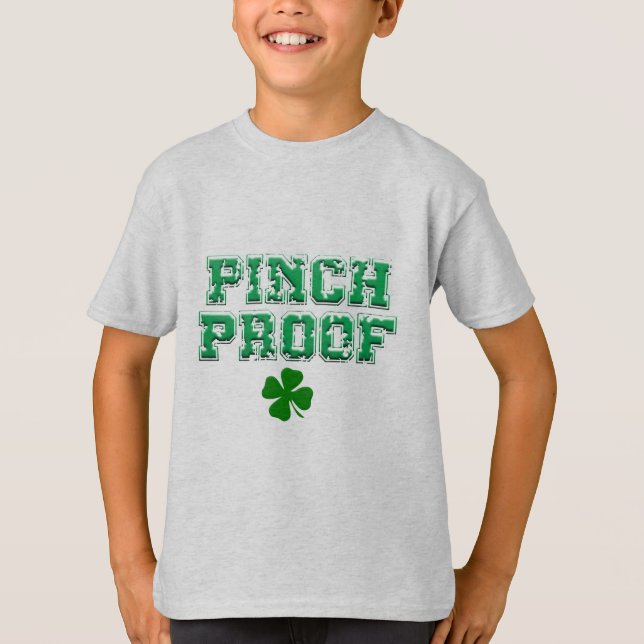 Pinch Proof St Patricks Design T Shirt (Framsida)