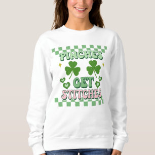 Pinches Get Stitches Funny St. Patrick's Day T Shirt