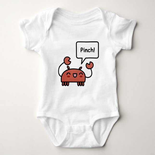 Pinchy krabba t-shirt (Framsida)