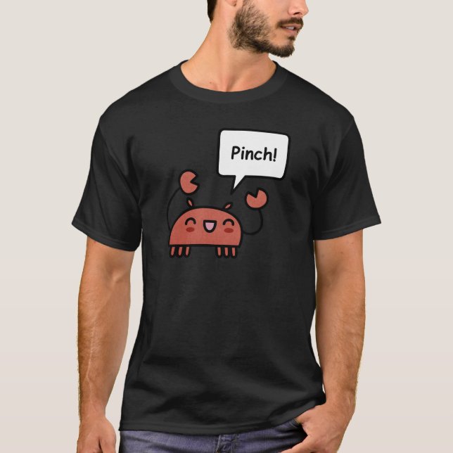 Pinchy krabba t-shirt (Framsida)