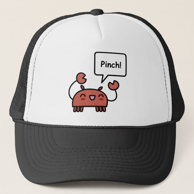 Pinchy krabba truckerkeps (Framsida)