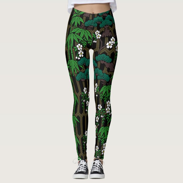 Pine, bamboo, cherry blossoms and tortoiseshell leggings (Framsida)