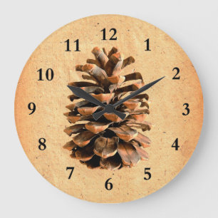 Pine Cone Stor Klocka