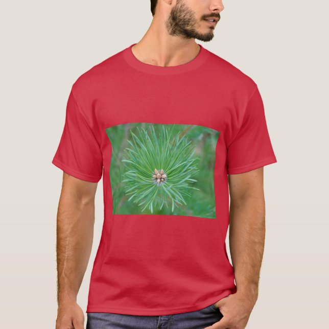 Pine Forest Vibes  – Calm, Natural and Refr T Shirt (Framsida)
