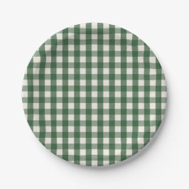 Pine Needle Lane - Pine Green Gingham Pattern