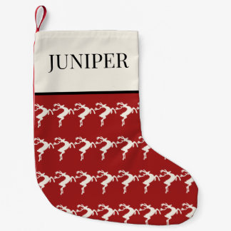 Pine Needle Lane - Rustic Gallop Pattern Liten Julstrumpa