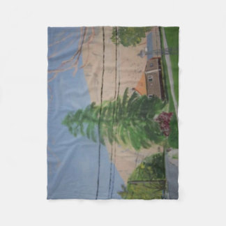 Pine Tree Fleece Blanket, Small