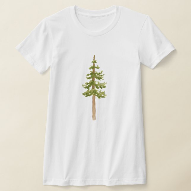 Pine Tree T Shirt (Laydown)