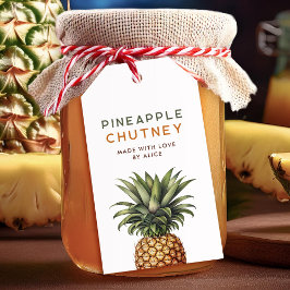 Pineaes chutney homemade reserve presentetikett