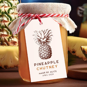 Pineaes chutney homemade reserve presentetikett