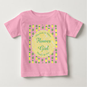 Pineale och Handflatan Löv vid den tropiska sommar T Shirt