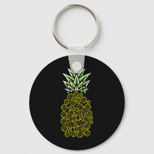 Pineapple Aloha Beacher Hawaii Beach Volleyball - Nyckelring