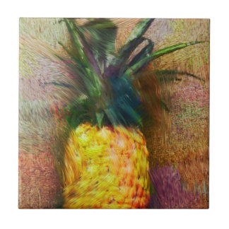 PIneapple Art Ceramic Tile Kakelplatta