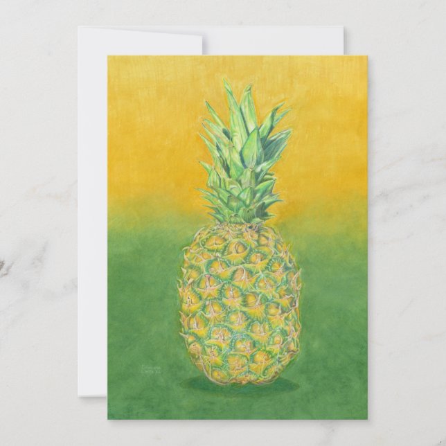 Pineapple Art Inbjudningar (Framsida)