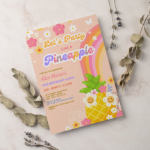 Pineapple Bassäng Party Luau Birthday