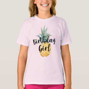 Pineapple Birthday Girl Shirt T