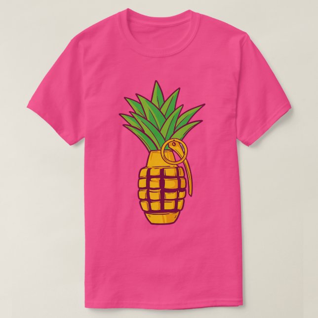 Pineapple Bomb Grenade Vitamin T Shirt (Design framsida)