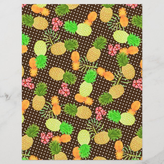 Pineapple Brown Polka Dot (Framsida)