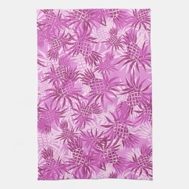 Pineapple Camo Hawaiian Kitchen Towel Kökshandduk (Vertikal)