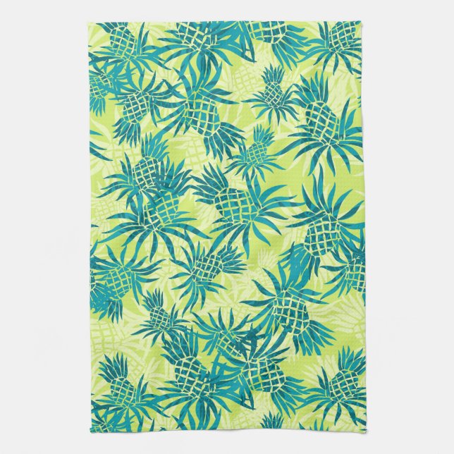 Pineapple Camo Hawaiian Kitchen Towel Kökshandduk (Vertikal)