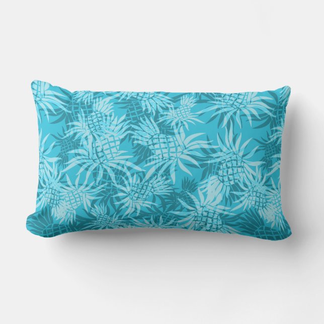 Pineapple Camo Hawaiian Lumbar Pillows Lumbarkudde (Framsida)