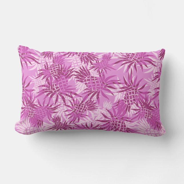 Pineapple Camo Hawaiian Lumbar Pillows Lumbarkudde (Framsida)
