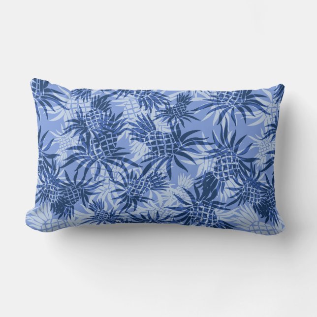 Pineapple Camo Hawaiian Lumbar Pillows Lumbarkudde (Framsida)