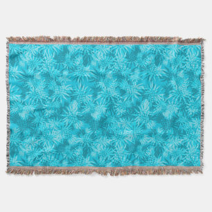 Pineapple Camo Hawaiian Throw Blanket Filt